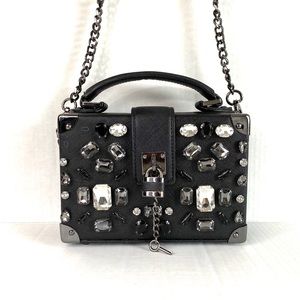 ALDO Rhinestone hard body special occasion handbag